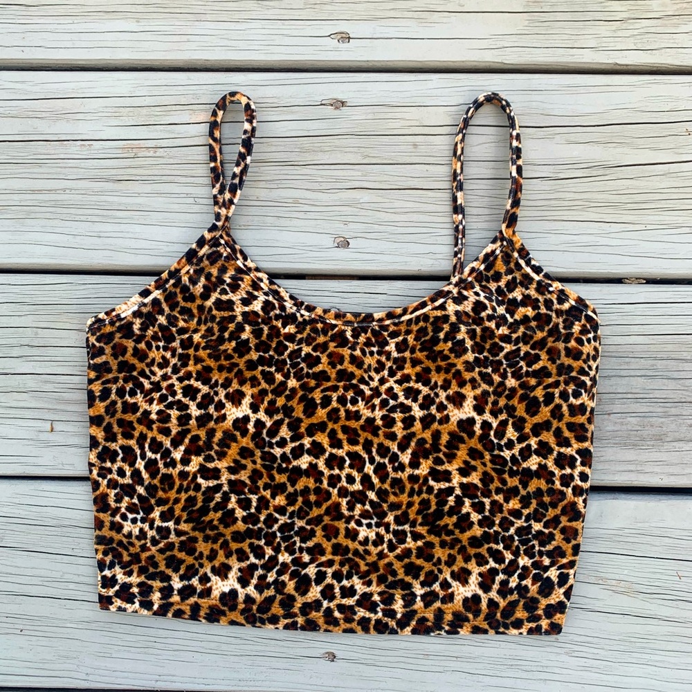 Cheetah Print Tank Top